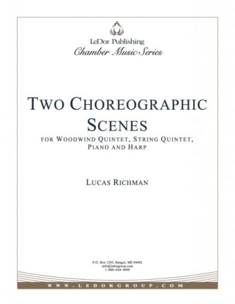 two choreographic scenes for woodwind quintet, string quintet, piano and harp cover