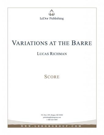 variations at the barre score cover