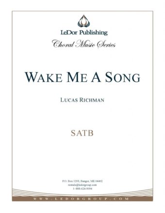 wake me a song satb cover