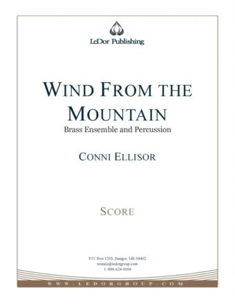 wind from the mountain brass ensemble and percussion score cover