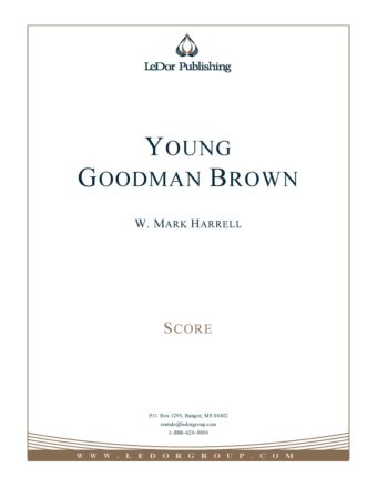 Young Goodman Brown Score Cover